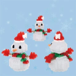 Nanoblock - Snowman 11 Nanoblock - Snowman -Toy Sale Store NBC 368 5