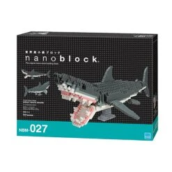 Nanoblock - DX Great White Shark 11 Nanoblock - DX Great White Shark -Toy Sale Store NBM 027 5