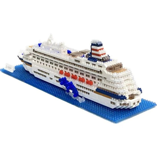 Nanoblock - DX M.S. Asuka II Cruise Ship 4 Nanoblock - DX M.S. Asuka II Cruise Ship - Image 2