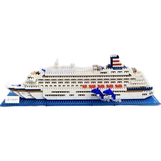 Nanoblock - DX M.S. Asuka II Cruise Ship 5 Nanoblock - DX M.S. Asuka II Cruise Ship - Image 3