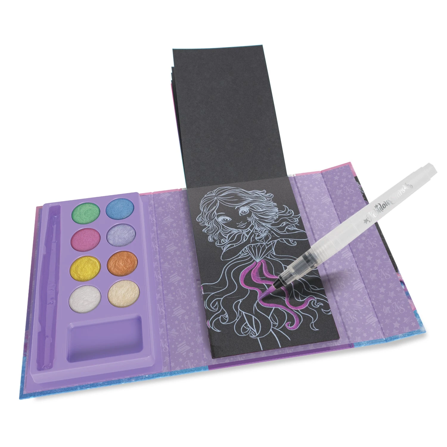 Nebulous Stars Watercolor-to-Go 16pg Book (Pitch Black) 4 Nebulous Stars Watercolor-to-Go 16pg Book (Pitch Black) - Image 2