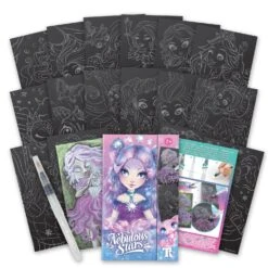 Nebulous Stars Watercolor-to-Go 16pg Book (Pitch Black) 13 Nebulous Stars Watercolor-to-Go 16pg Book (Pitch Black) -Toy Sale Store NEB 11423 4