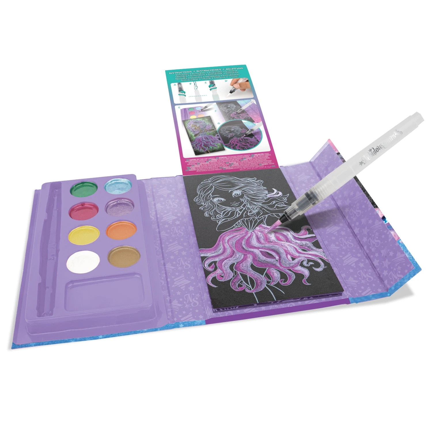 Nebulous Stars Watercolor-to-Go 16pg Book (Pitch Black) 10 Nebulous Stars Watercolor-to-Go 16pg Book (Pitch Black) - Image 8