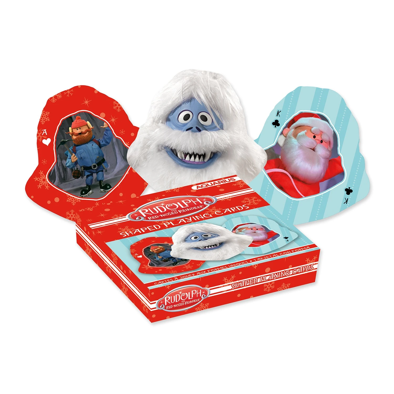 Rudolph Shaped Playing Cards 3 Rudolph Shaped Playing Cards