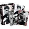Aquarius Elvis - Black & White Playing Cards
