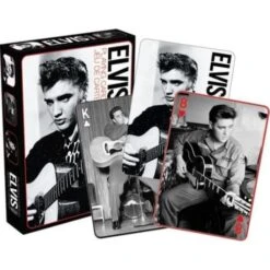 Aquarius Elvis - Black & White Playing Cards