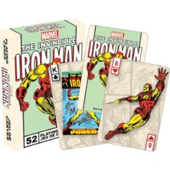 Aquarius Marvel Ironman Retro Playing Cards