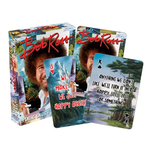 Aquarius Bob Ross Quotes Playing Cards 3 Aquarius Bob Ross Quotes Playing Cards