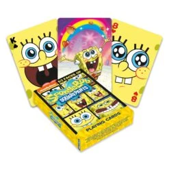 Aquarius SpongeBob Faces Playing Cards