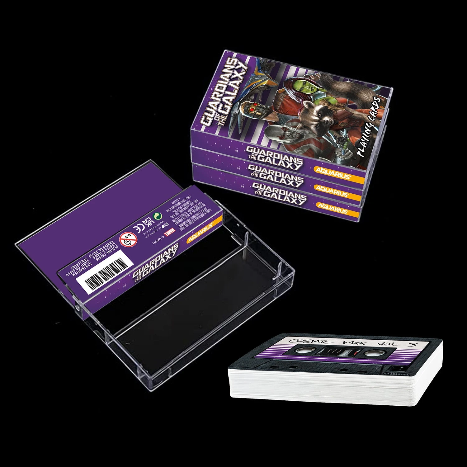 Aquarius Guardians Of The Galaxy - Cassette Playing Card 3 Aquarius Guardians Of The Galaxy - Cassette Playing Card