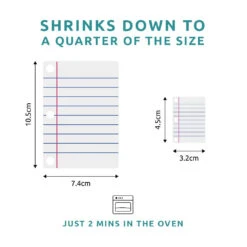 Little Letter Shrink Keyring Kit 12 Little Letter Shrink Keyring Kit -Toy Sale Store PI LITL LTR WHT 1 3