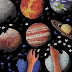 Planets Jigsaw Puzzle 9 Planets Jigsaw Puzzle -Toy Sale Store PI PLNT PZLS 1 3