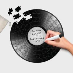 12 Inch Record Jigsaw Puzzle 10 12 Inch Record Jigsaw Puzzle -Toy Sale Store PI RCD JGS PZ 1 4