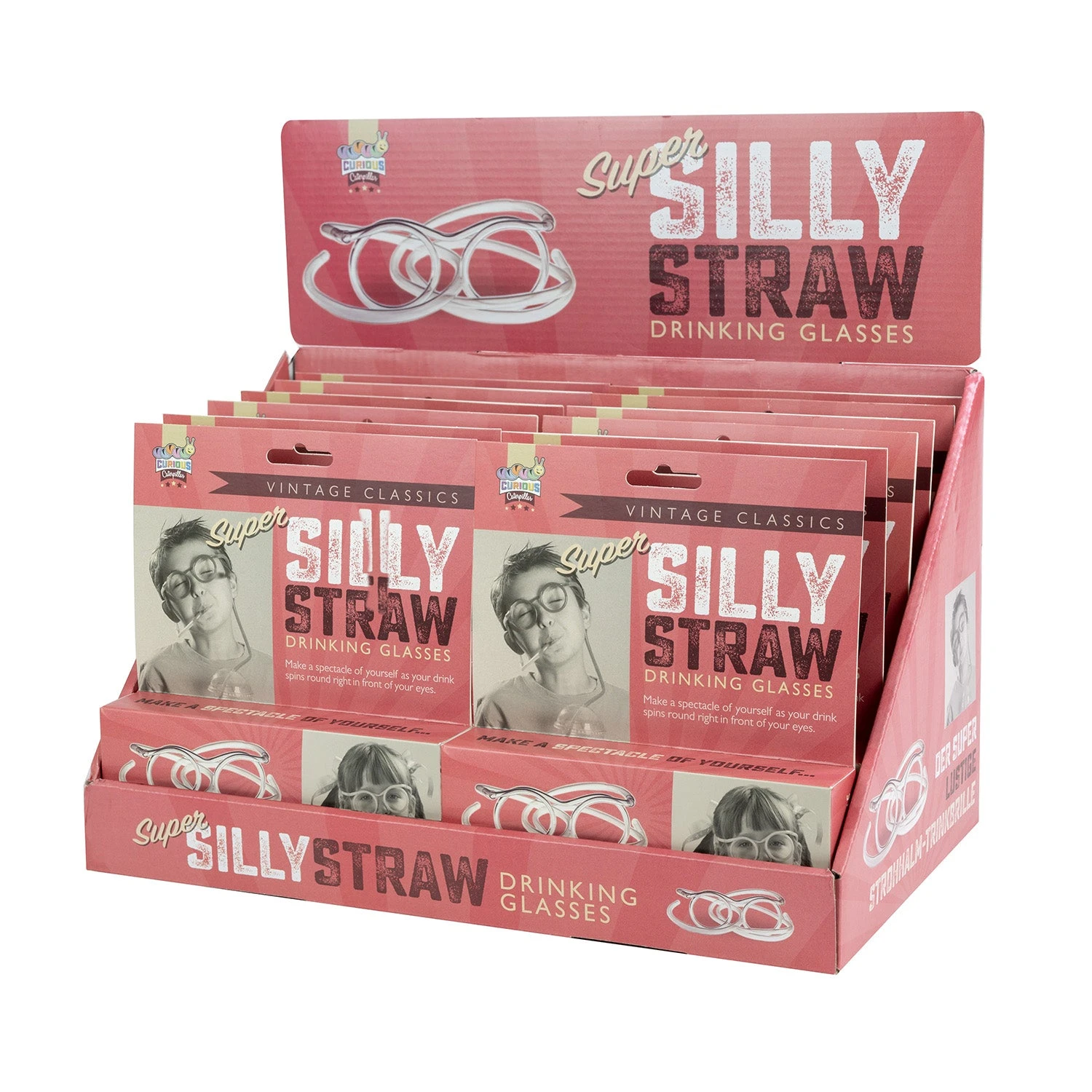 Funtime - Silly Straw Drinking Glasses 4 Funtime - Silly Straw Drinking Glasses - Image 2