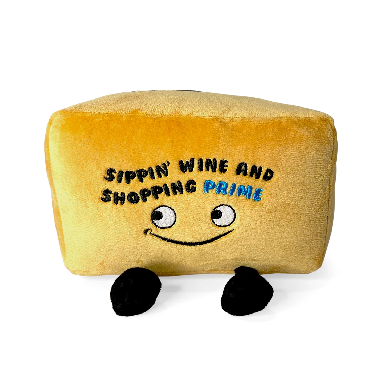"Sippin' Wine And Shopping Prime!" Plush 3 "Sippin' Wine And Shopping Prime!" Plush