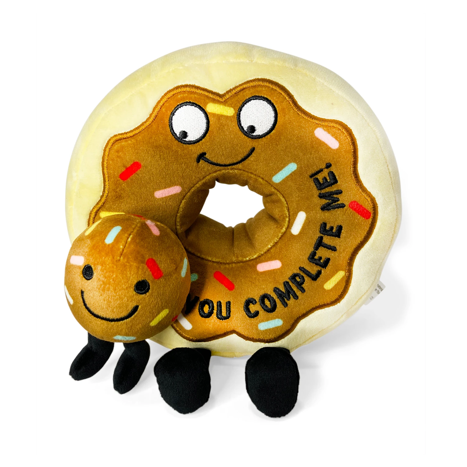 "You Complete Me!" Plush Donut 3 "You Complete Me!" Plush Donut