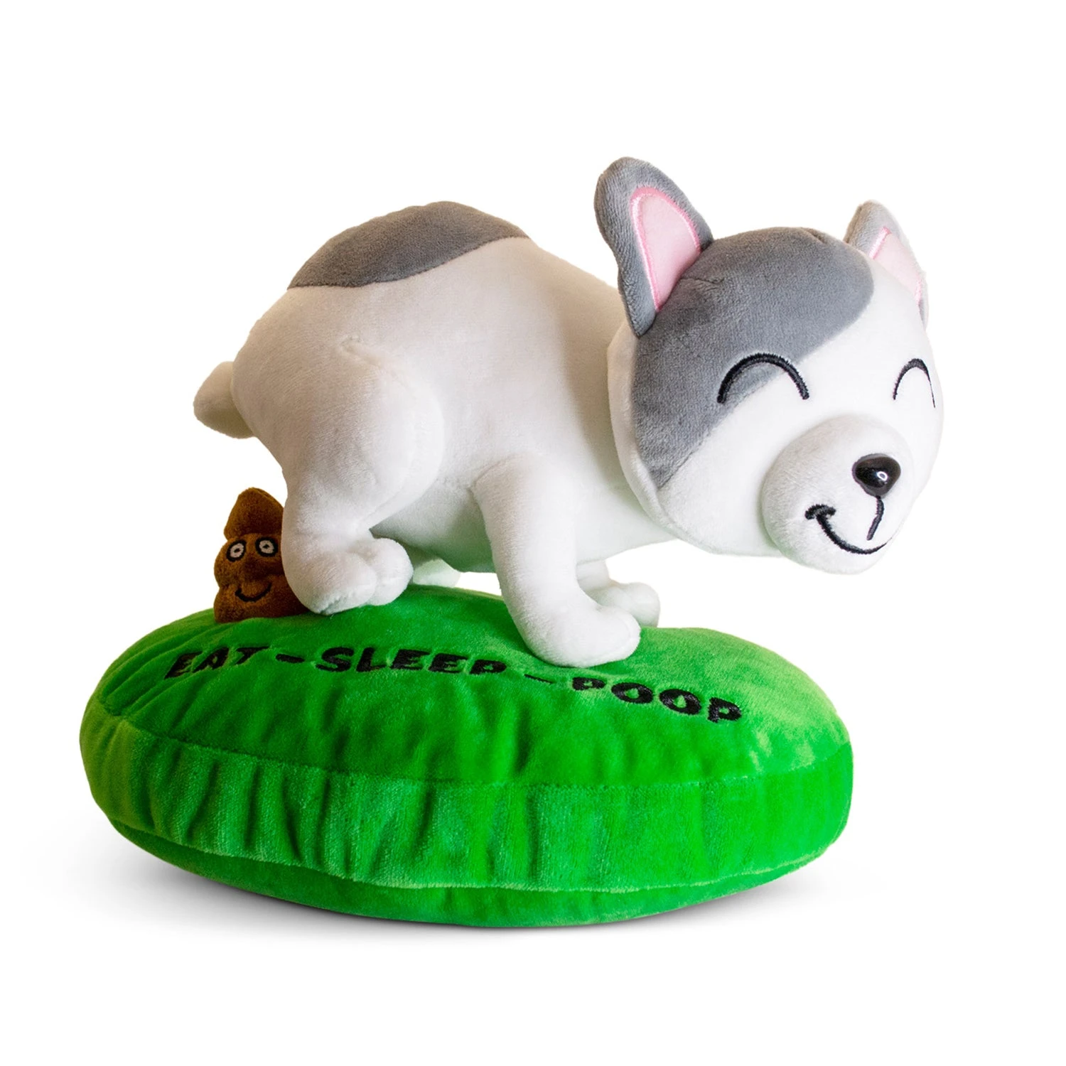 "Eat, Sleep, Poop" - Frenchie Plush 3 "Eat, Sleep, Poop" - Frenchie Plush