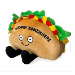 "It's Tuesday Somewhere" Plush Taco