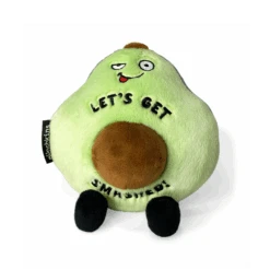"Let's Get Smashed!" Plush Avocado