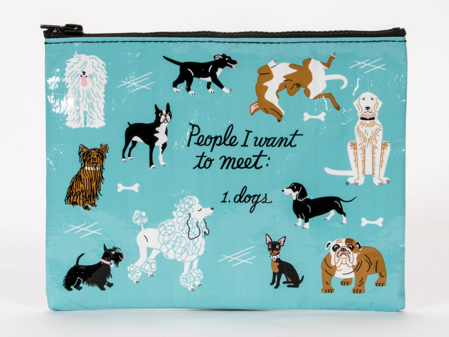 Zipper Pouch - People To Meet: Dogs 3 Zipper Pouch - People To Meet: Dogs