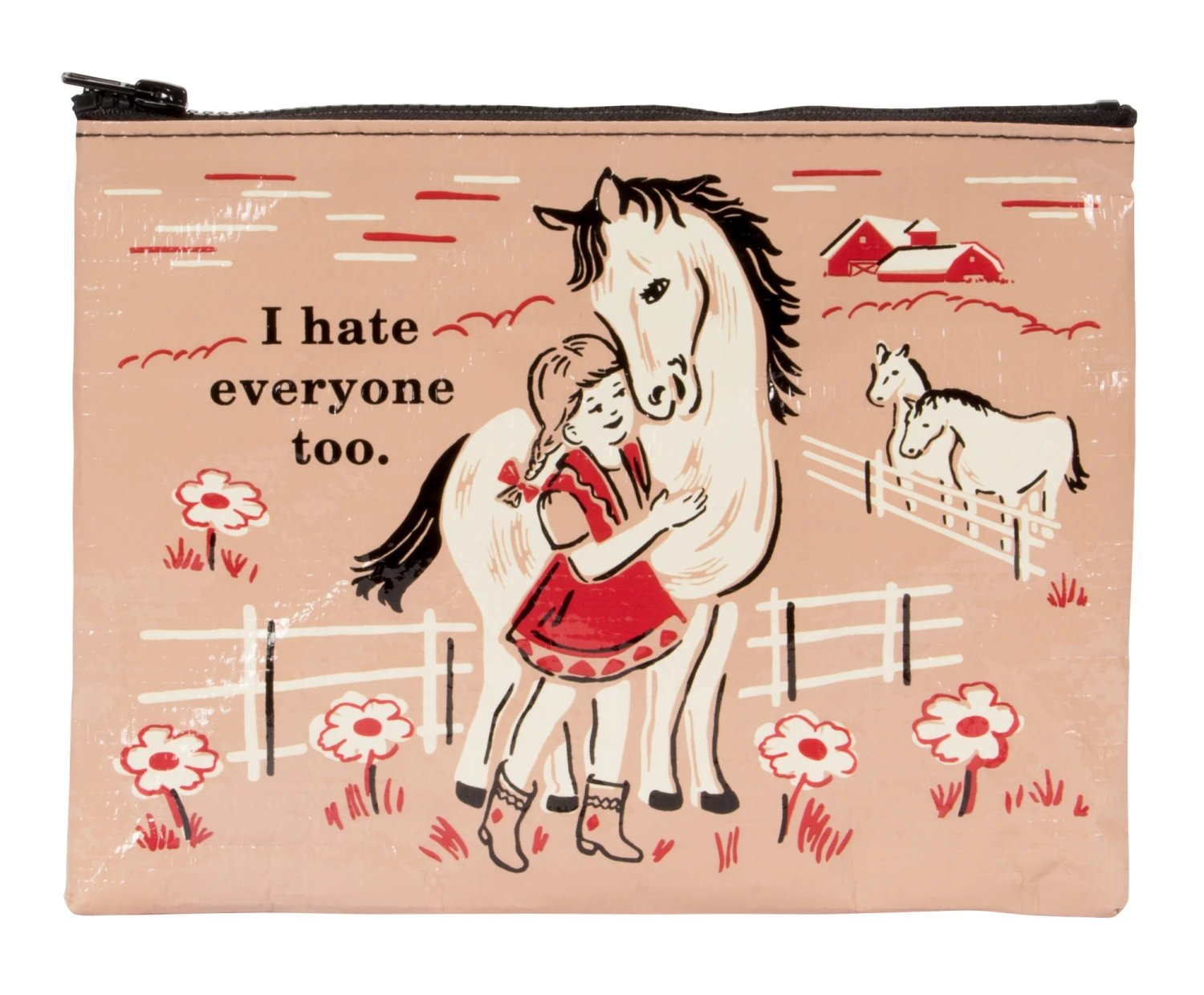 Zipper Pouch - I Hate Everyone Too 3 Zipper Pouch - I Hate Everyone Too