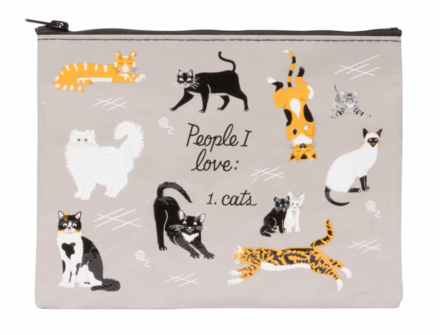 Zipper Pouch - People I Love: Cats 3 Zipper Pouch - People I Love: Cats