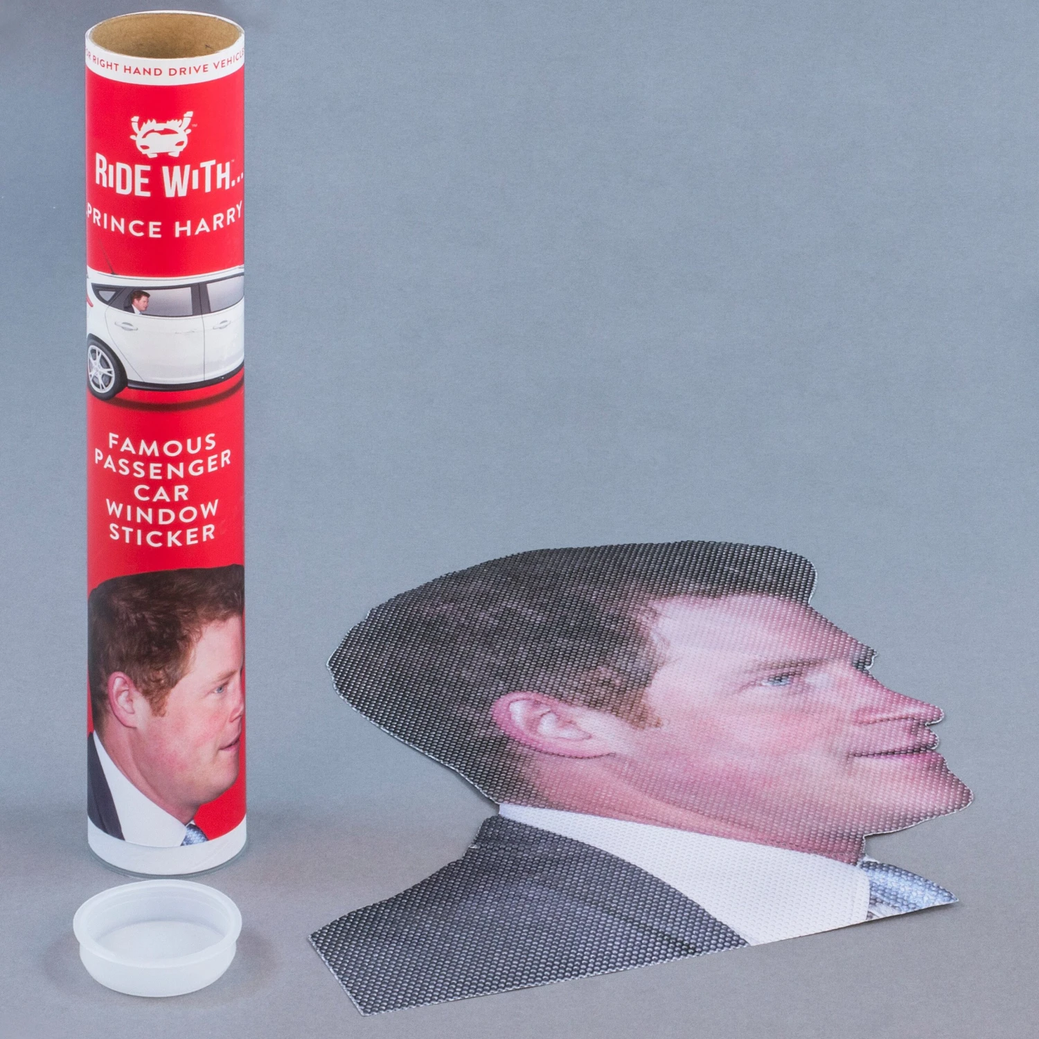 Thumbs Up Ride With Prince Harry - Car Window Decal 4 Thumbs Up Ride With Prince Harry - Car Window Decal - Image 2