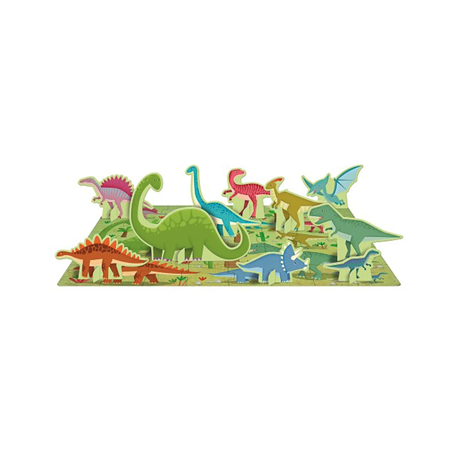 Sassi Learn - Dinosaurs 3D Puzzle And Book Set 4 Sassi Learn - Dinosaurs 3D Puzzle And Book Set - Image 2