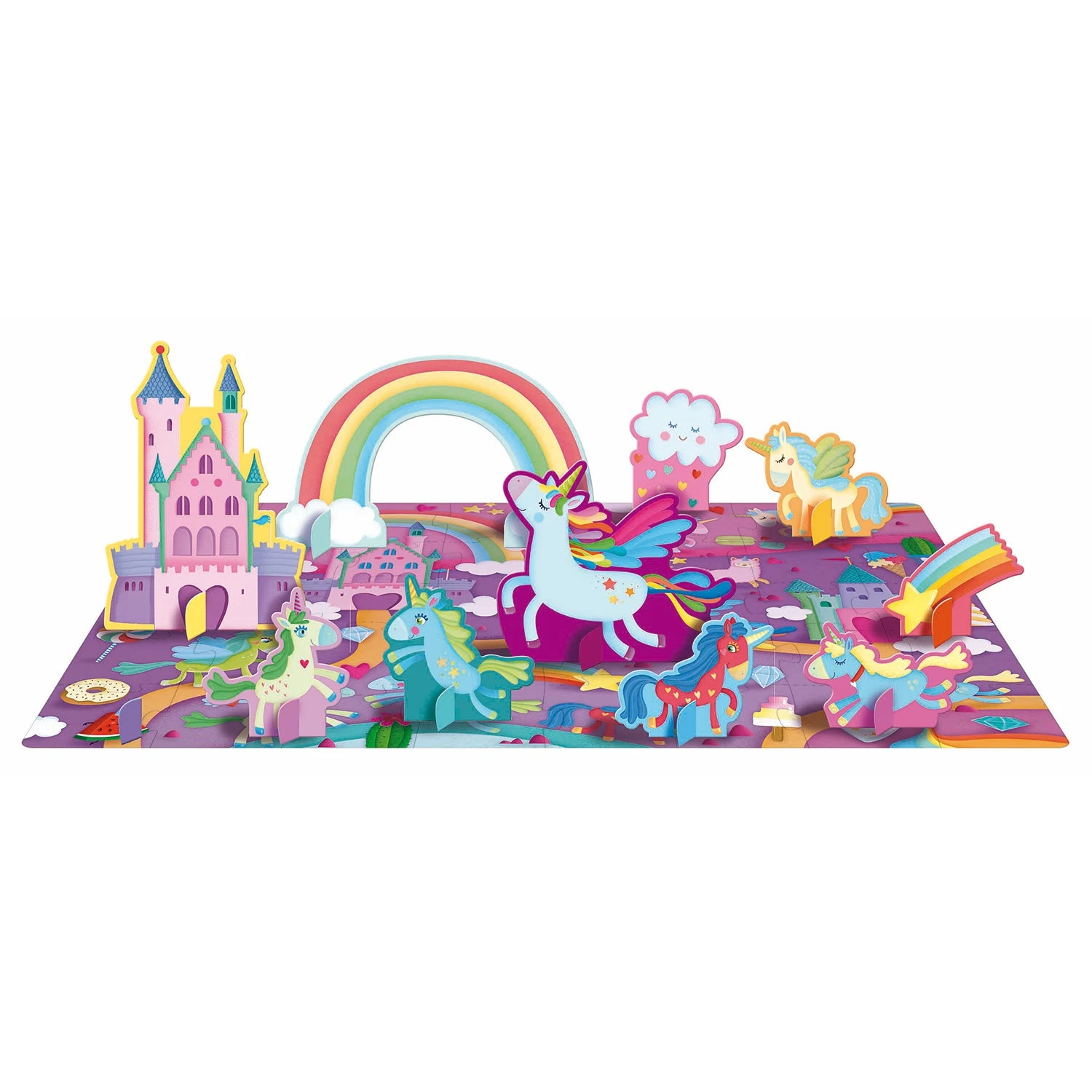 Sassi Unicorn 3D Puzzle And Book Set, 40 Pcs 4 Sassi Unicorn 3D Puzzle And Book Set, 40 Pcs - Image 2
