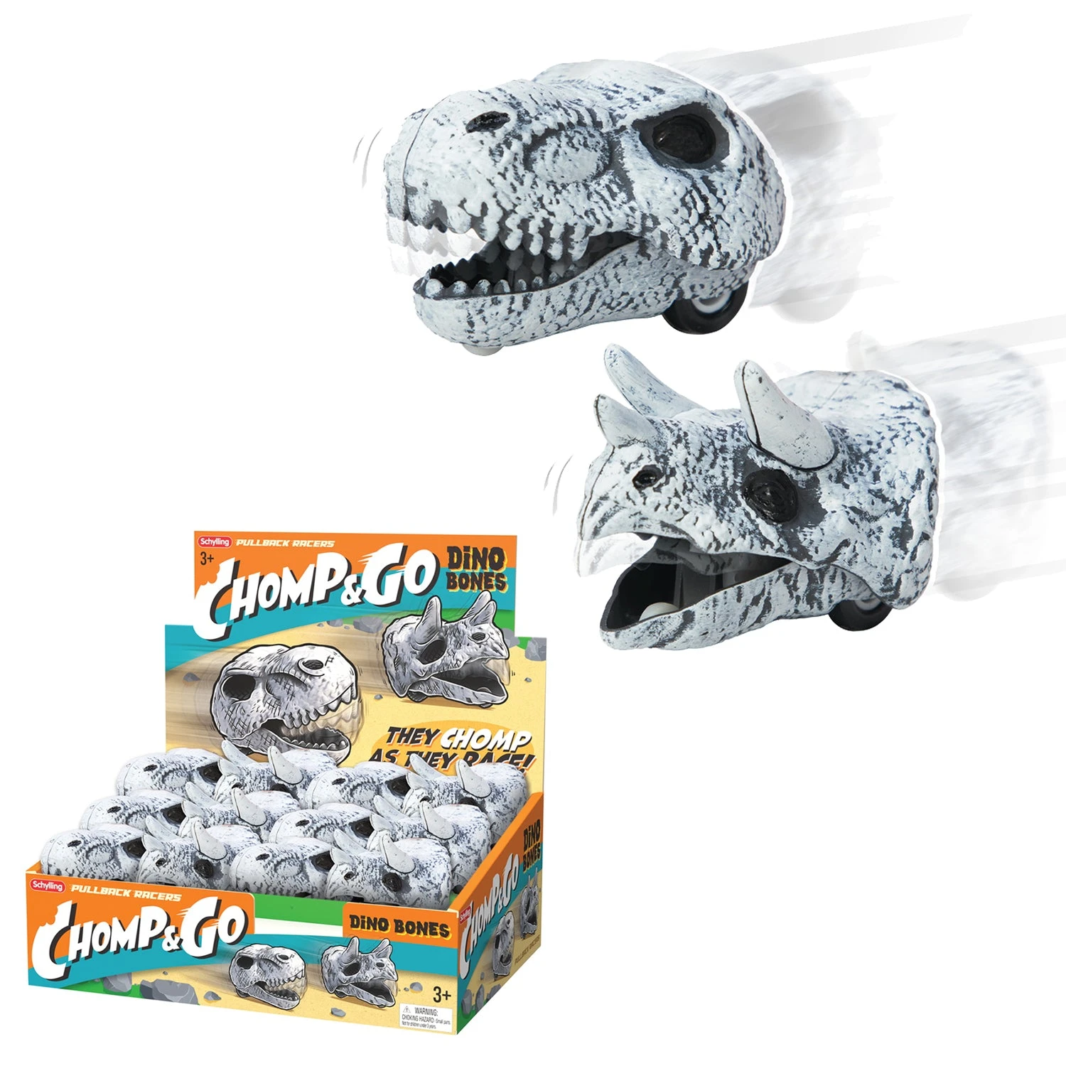 Chomp & Go Dino Skulls 3 Chomp & Go Dino Skulls