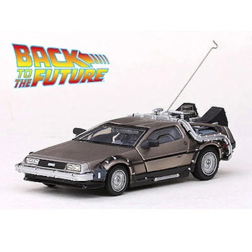 1:43 Scale Back To The Future Delorean DMC 12 Diecast Model 3 1:43 Scale Back To The Future Delorean DMC 12 Diecast Model