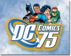 DC Comics 75Retro Tin Sign