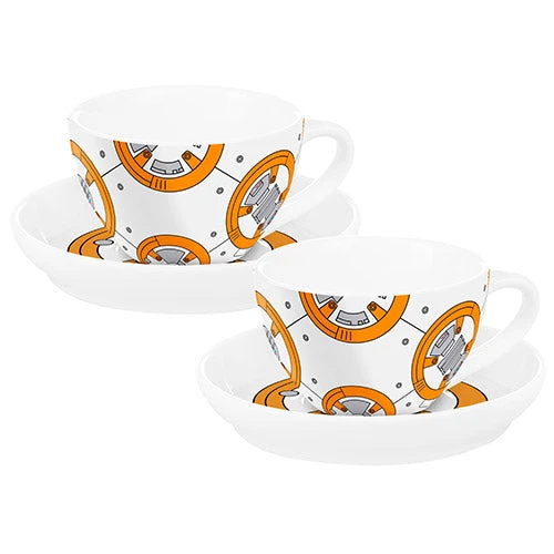 Star Wars BB-8 Tea Cup & Saucer - Set Of 2 3 Star Wars BB-8 Tea Cup & Saucer - Set Of 2
