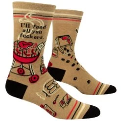 Mens Socks - Feed You F**kers 5 Mens Socks - Feed You F**kers -Toy Sale Store SW1003