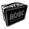 Aquarius AC/DC Back In Black Tin Fun Box Carry All 2 Aquarius AC/DC Back In Black Tin Fun Box Carry All -Toy Sale Store TCA 48300