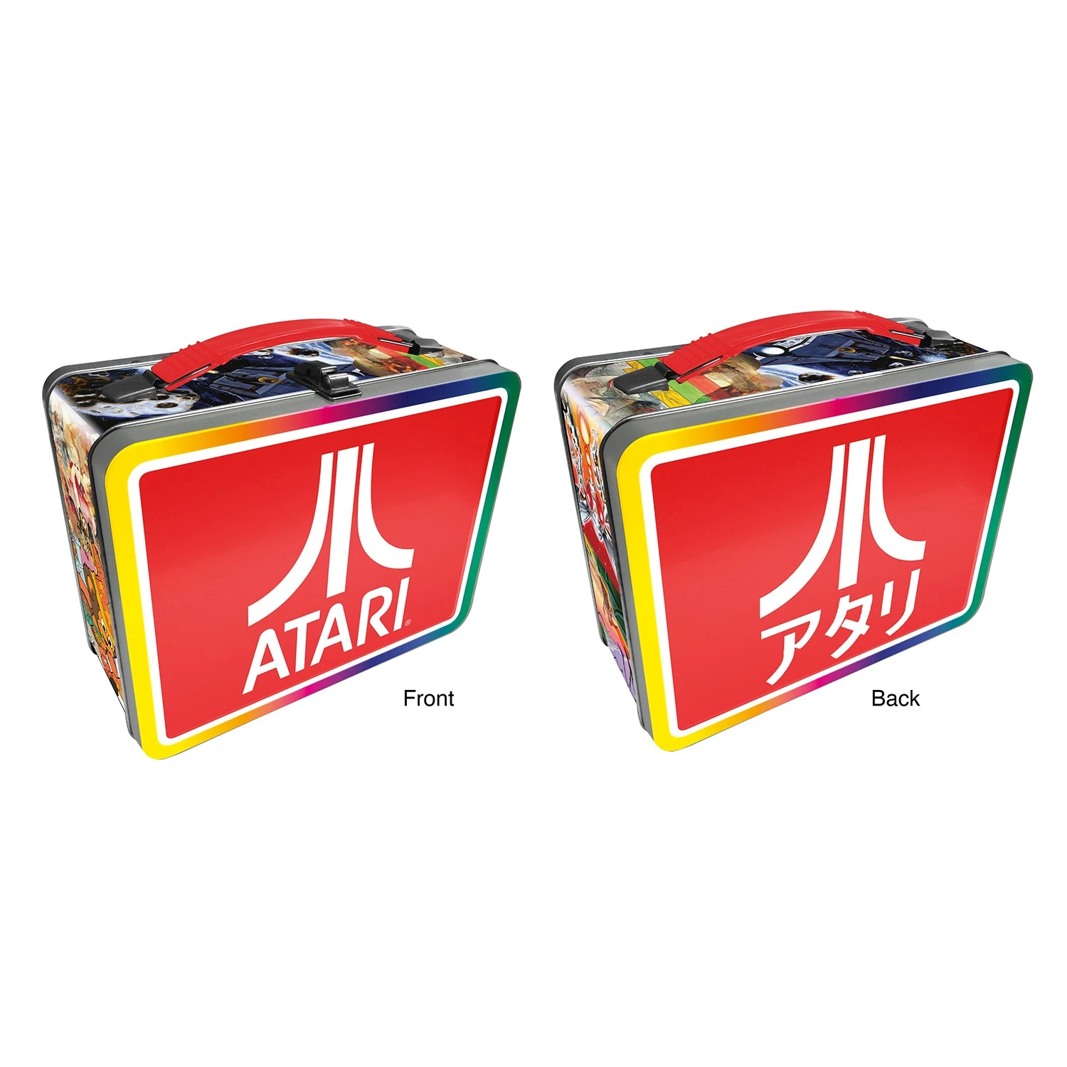 Aquarius Atari Fun Box Tin Carry All 3 Aquarius Atari Fun Box Tin Carry All