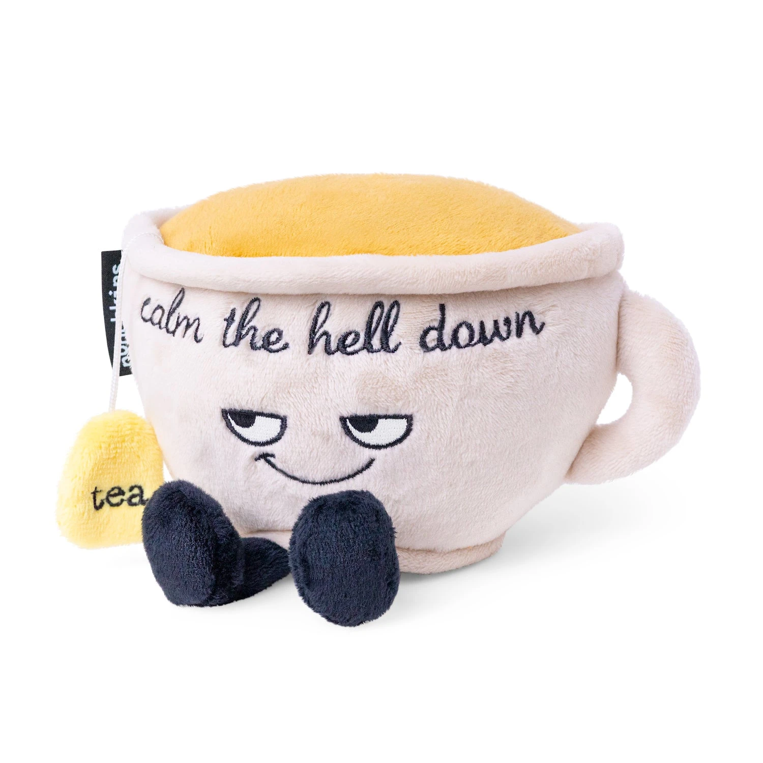 "Calm The Hell Down" Plush Teacup 3 "Calm The Hell Down" Plush Teacup