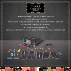 FAO Schwarz - Toy Play Set With Carrier Race Track -Toy Sale Store TSFRTRXR 3
