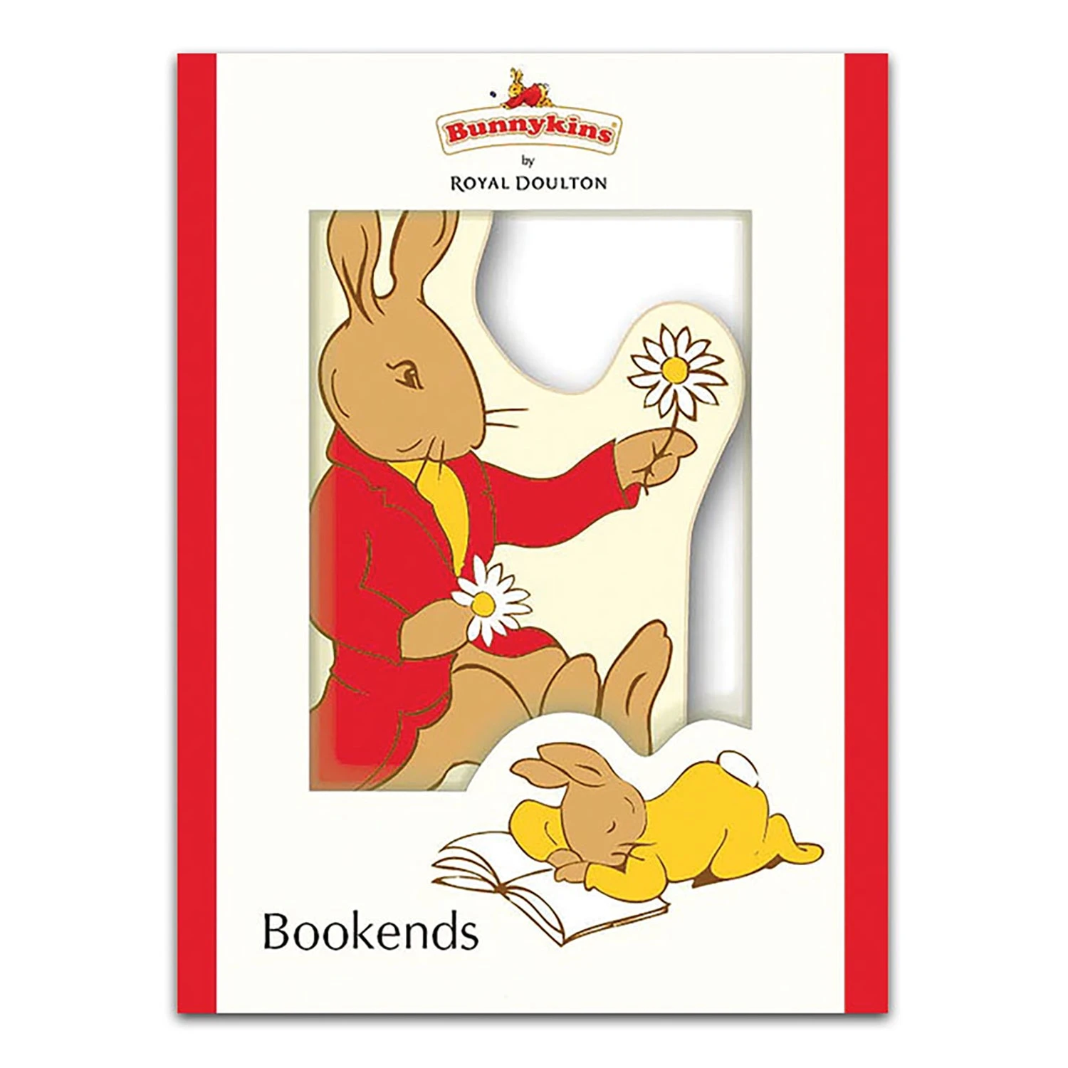 Bunnykins Wooden Bookends 3 Bunnykins Wooden Bookends