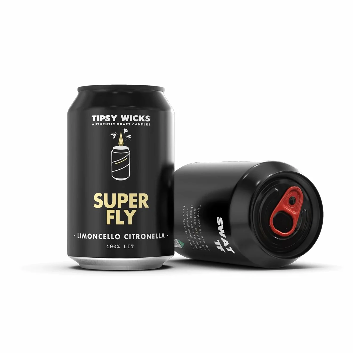 Tipsy Wicks - Alcohol Scented Soy Wax Candle (300mL Can Size) - Super Fly 5 Tipsy Wicks - Alcohol Scented Soy Wax Candle (300mL Can Size) - Super Fly - Image 3