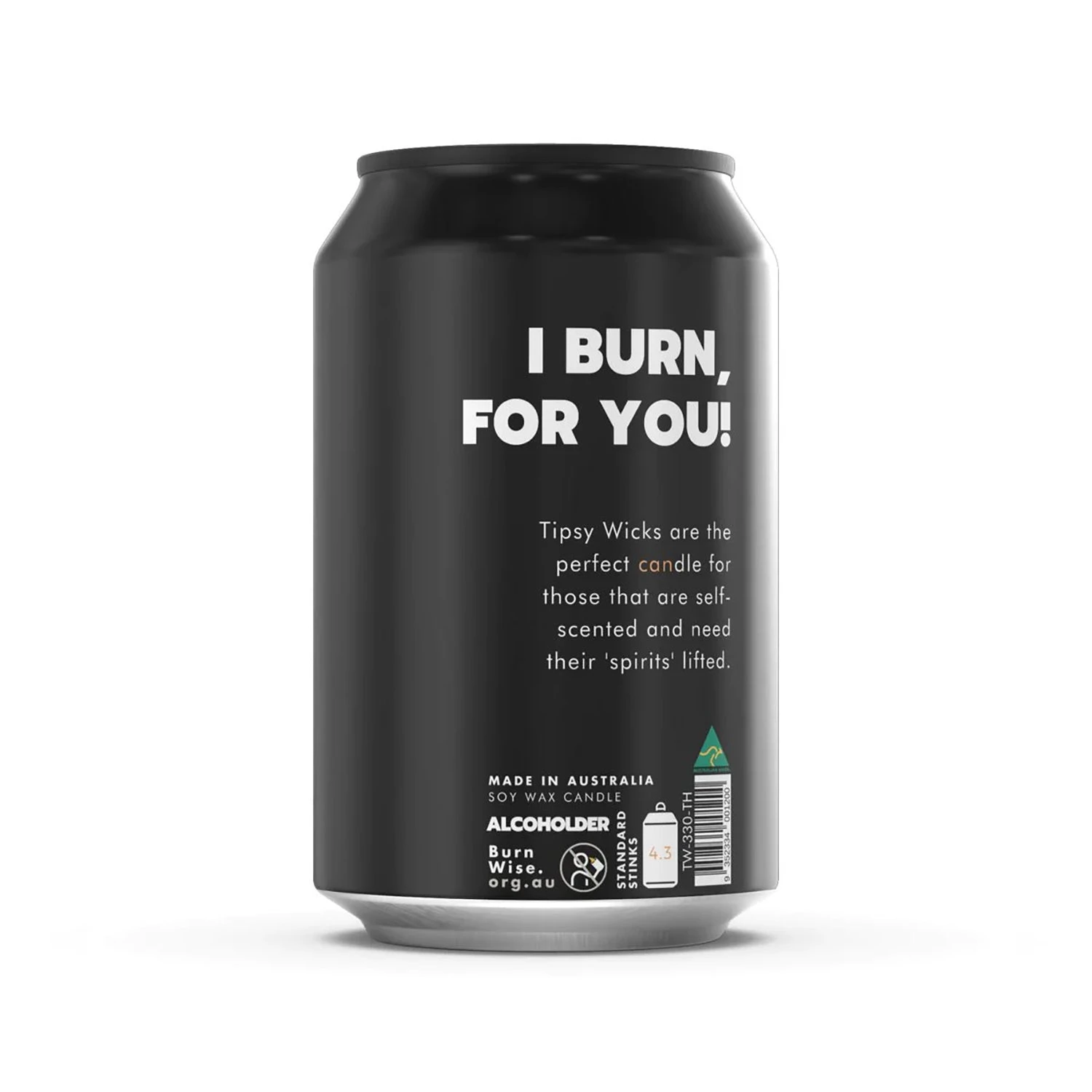 Tipsy Wicks - Alcohol Scented Soy Wax Candle (300mL Can Size) - Tropic Lit It's Hot 4 Tipsy Wicks - Alcohol Scented Soy Wax Candle (300mL Can Size) - Tropic Lit It's Hot - Image 2