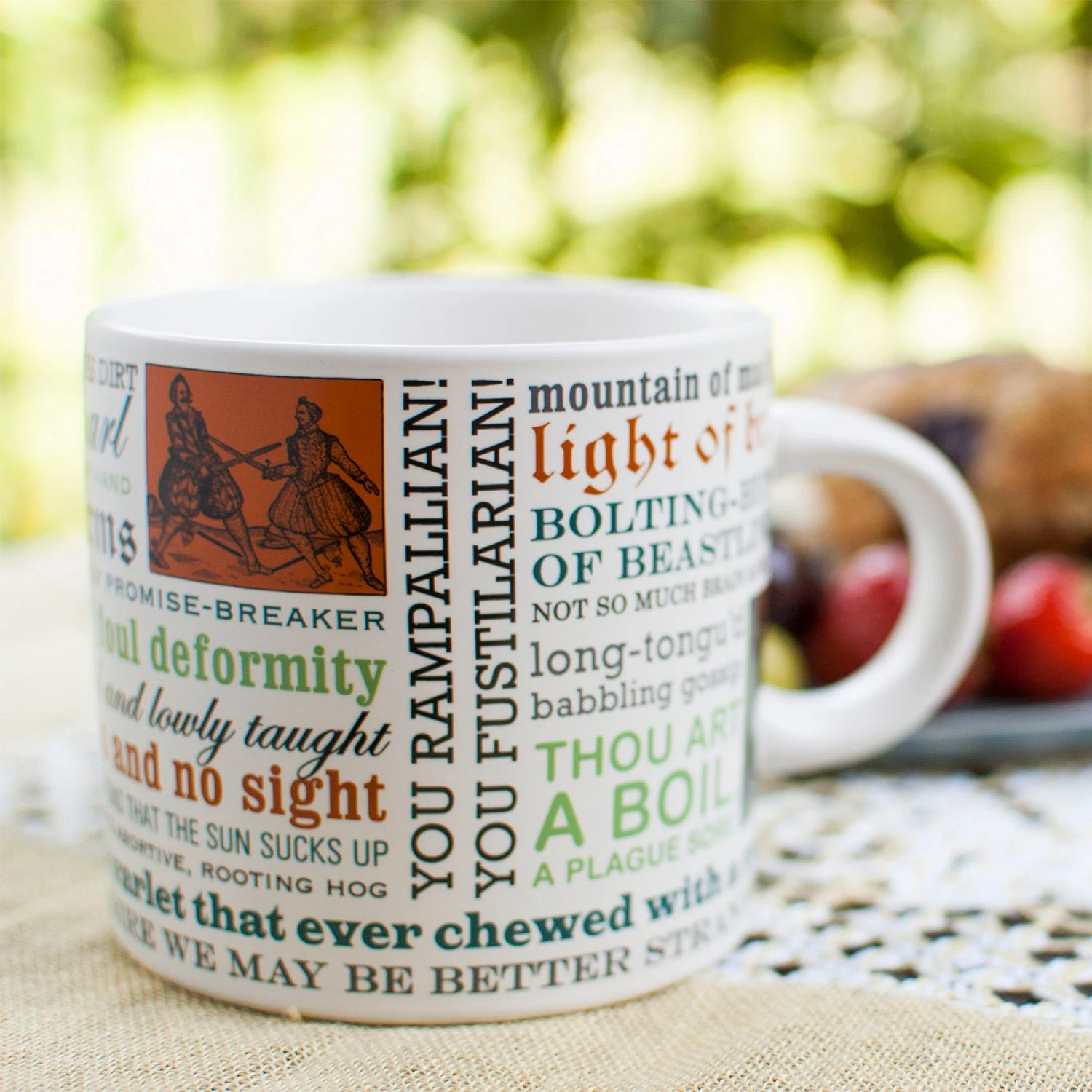 Insults Shakespeare Mug 6 Insults Shakespeare Mug - Image 4