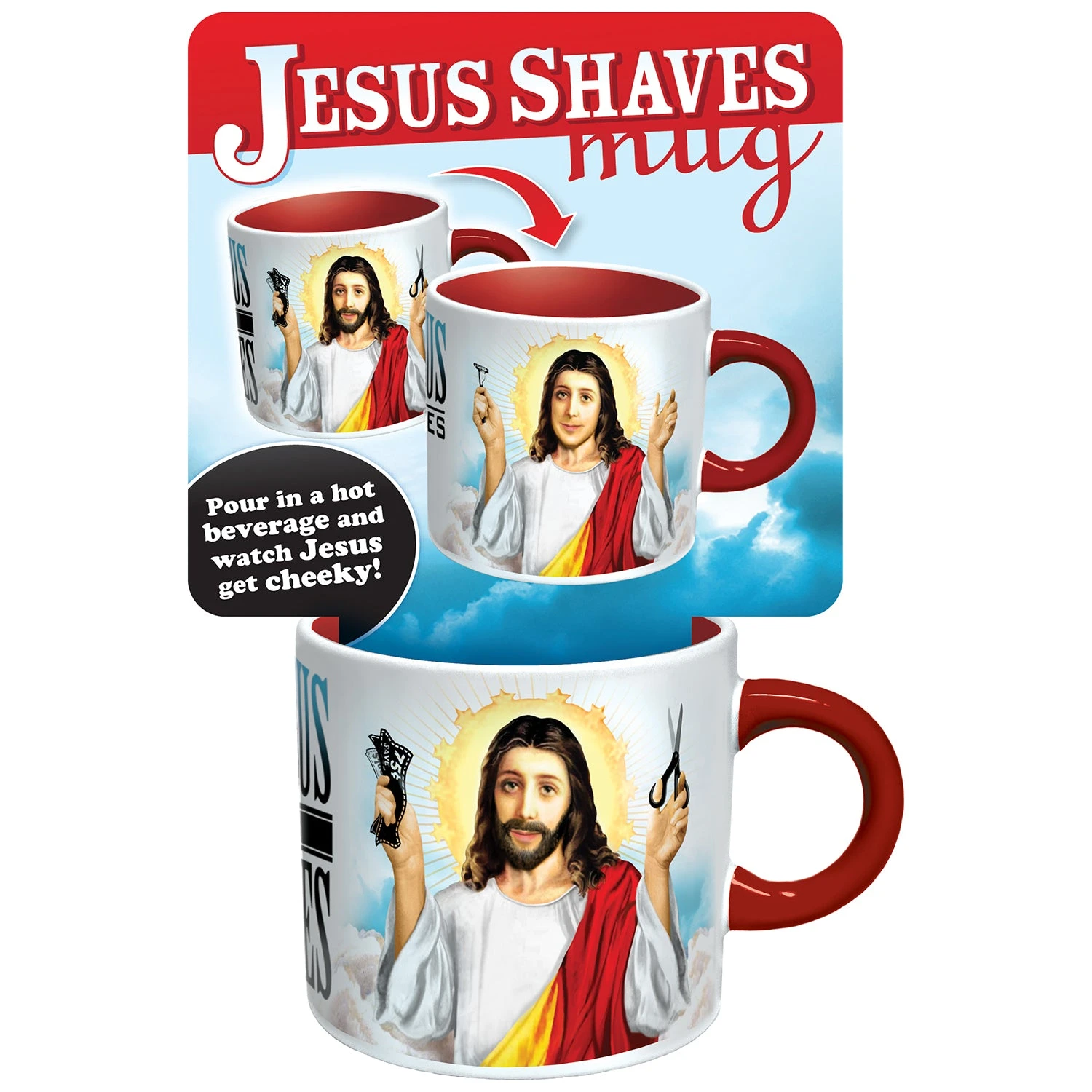 Jesus Shaves Mug 3 Jesus Shaves Mug