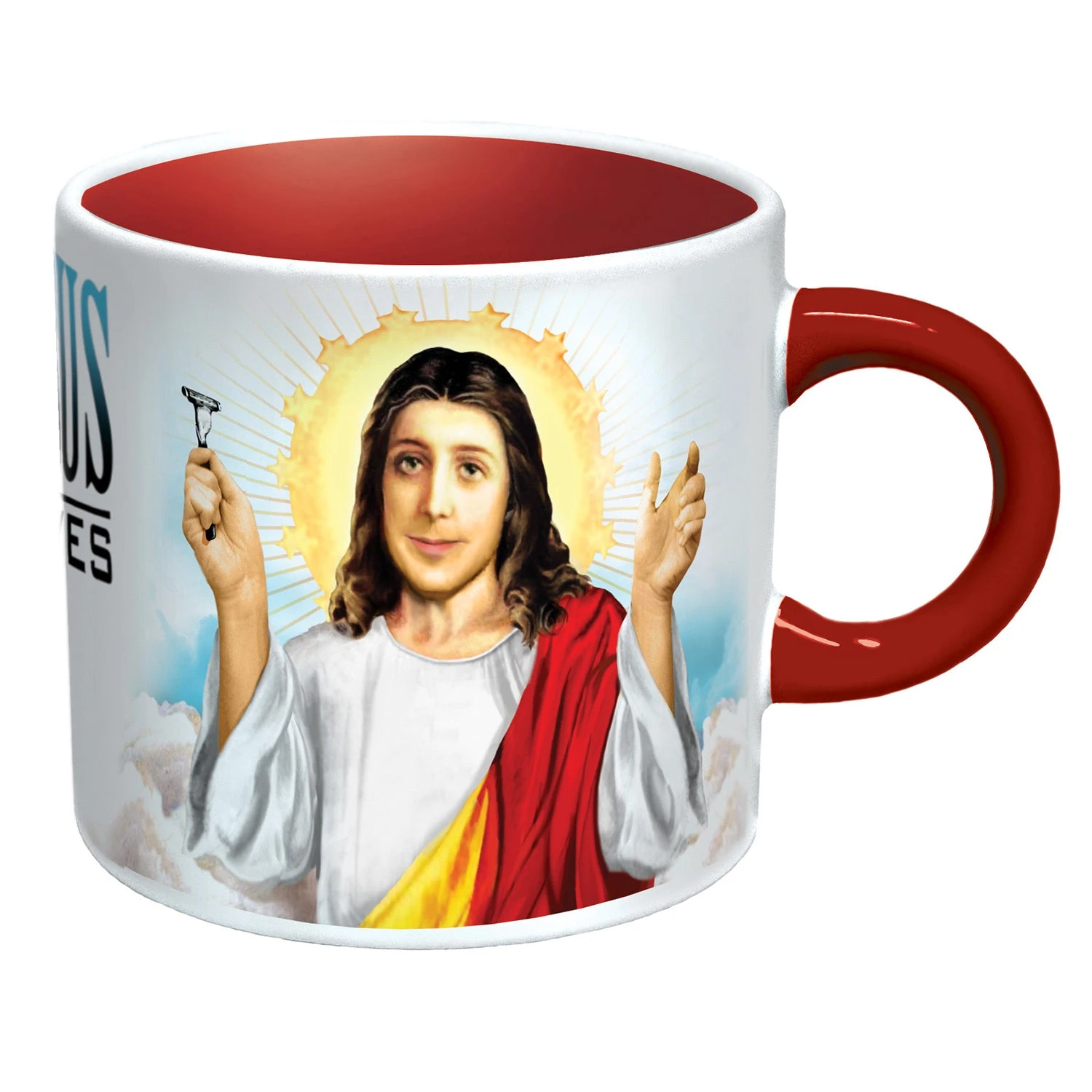 Jesus Shaves Mug 5 Jesus Shaves Mug - Image 3