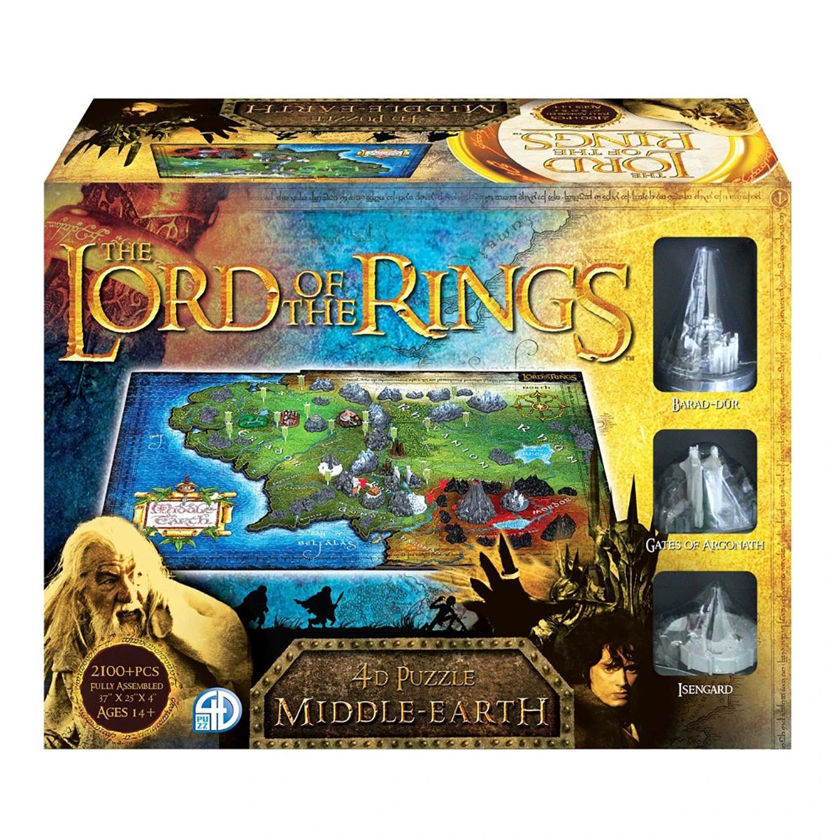 4D Lord Of The Rings Middle Earth 2100pc Puzzle 4 4D Lord Of The Rings Middle Earth 2100pc Puzzle - Image 2