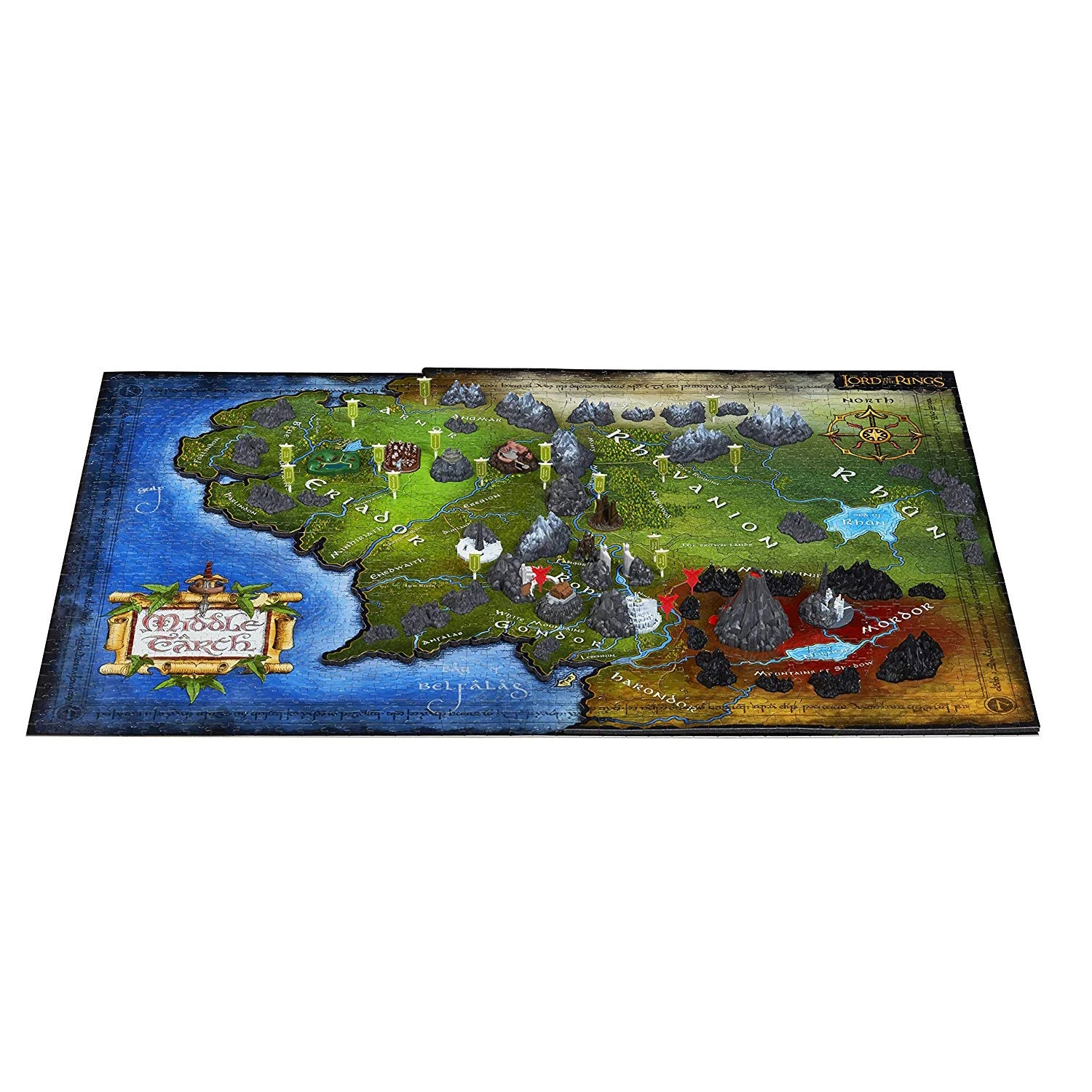 4D Lord Of The Rings Middle Earth 2100pc Puzzle 6 4D Lord Of The Rings Middle Earth 2100pc Puzzle - Image 4