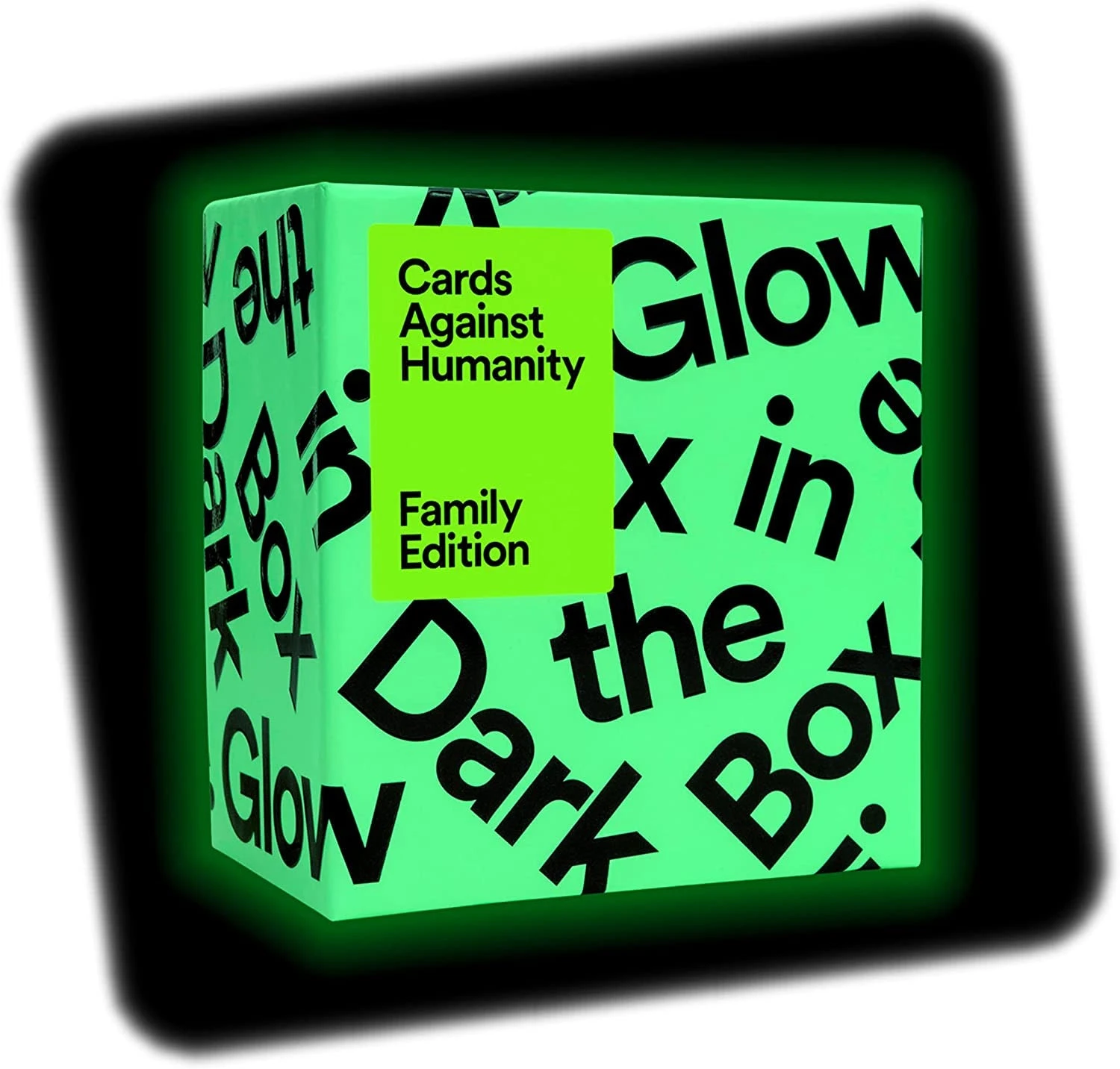 Cards Against Humanity Family Edition First Expansion Glow In The Dark Box 3 Cards Against Humanity Family Edition First Expansion Glow In The Dark Box