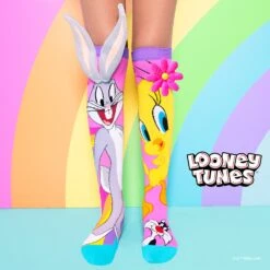 Tweety & Bugs Bunny Socks (Ages 6-99 Years)
