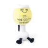 "It's Wine O'Clock Somewhere" Plush White Wine 2 "It's Wine O'Clock Somewhere" Plush White Wine -Toy Sale Store WHWI1