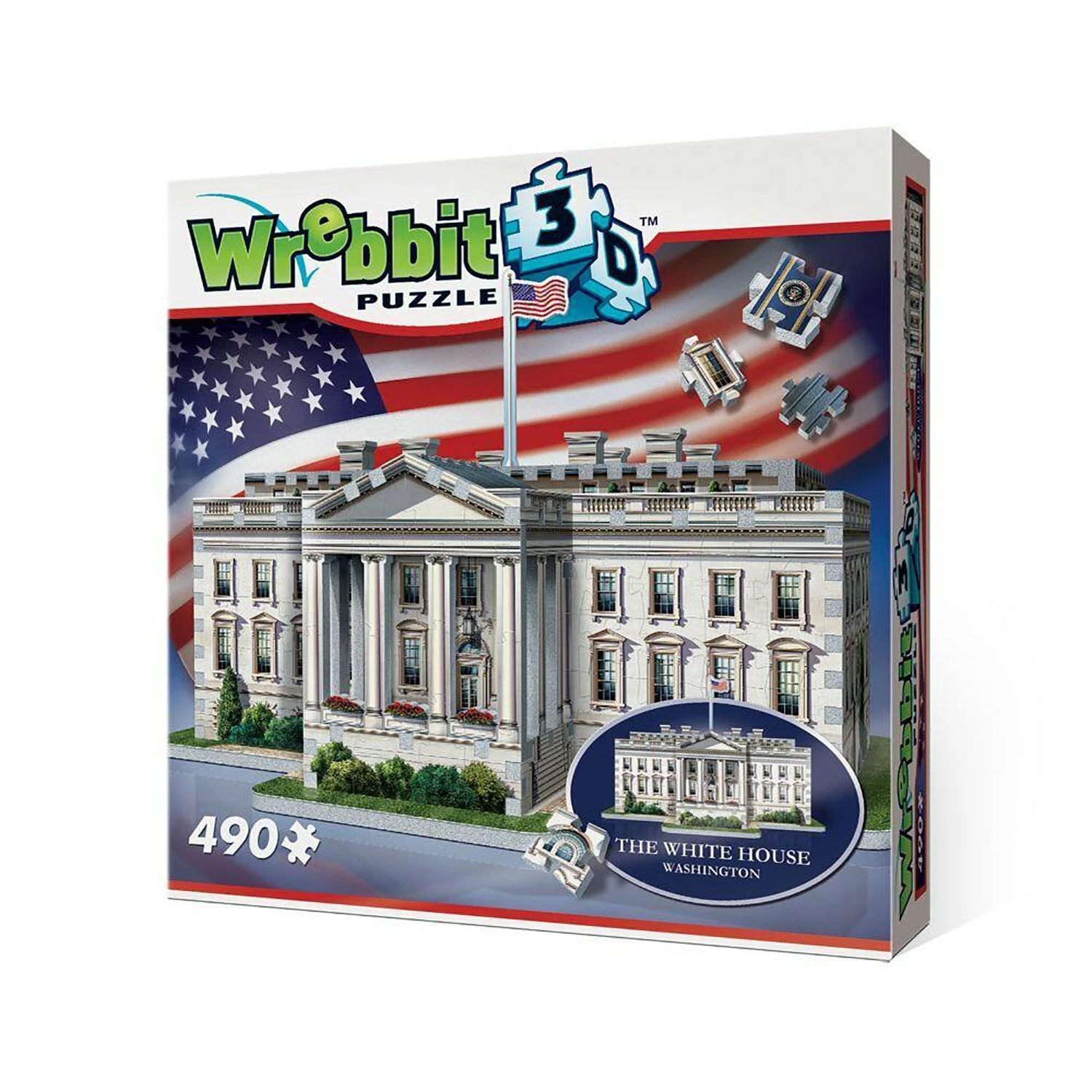 3D White Hours 490pc Puzzle 3 3D White Hours 490pc Puzzle